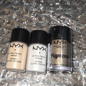 NYX ultra pearl loose pigments bundle new